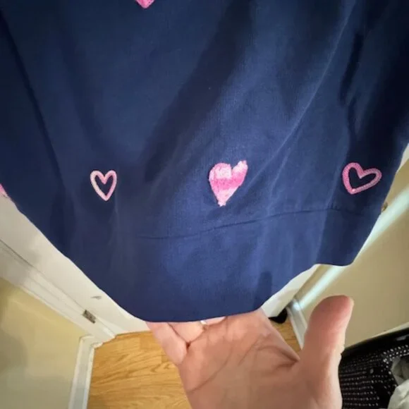 NWT Lilly Pulitzer "Lots of Love" Heart Sweatshirt - Navy ✨ Sz M - Picture 6 of 9
